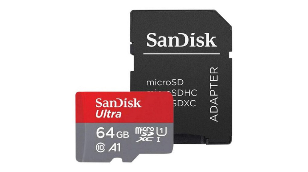 Карта пам'яті microSDXC (UHS-1) SanDisk Ultra 64Gb class 10 A1 (140Mb/s) (adapter SD) Imaging Packaging Київ - фото 3