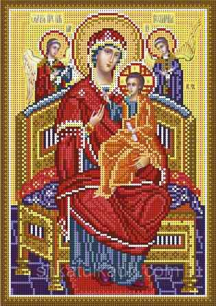 Схема для вишивки бісером Всецариця Дніпро