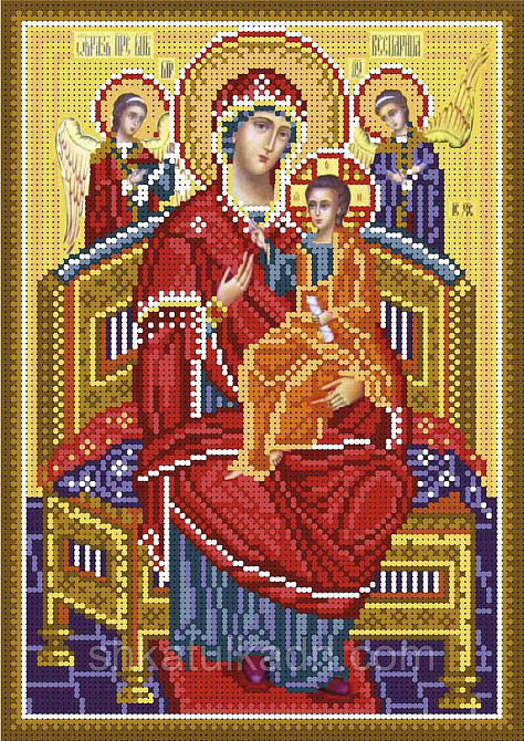 Схема для вишивки бісером Всецариця Дніпро - фото 1
