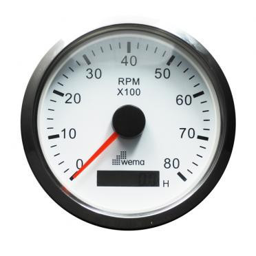 Тахометр И Моточасы Для Лодки Катера Яхты Wema (Kus) Белый Киев - изображение 3