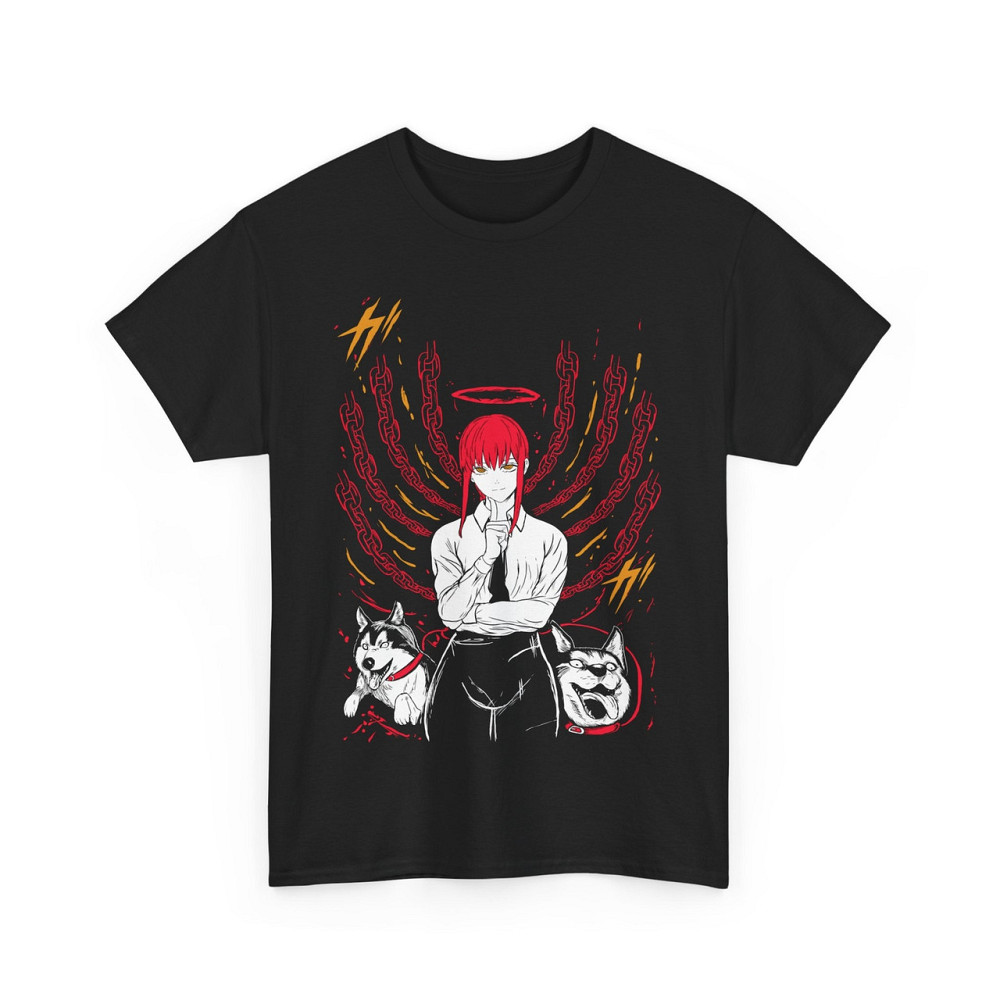 Футболка для хлопчика з аніме принтом Людина-бензопила оверсайз (зріст від 165 до 180) Чорний AnimeJ0527m Дніпро - фото 4