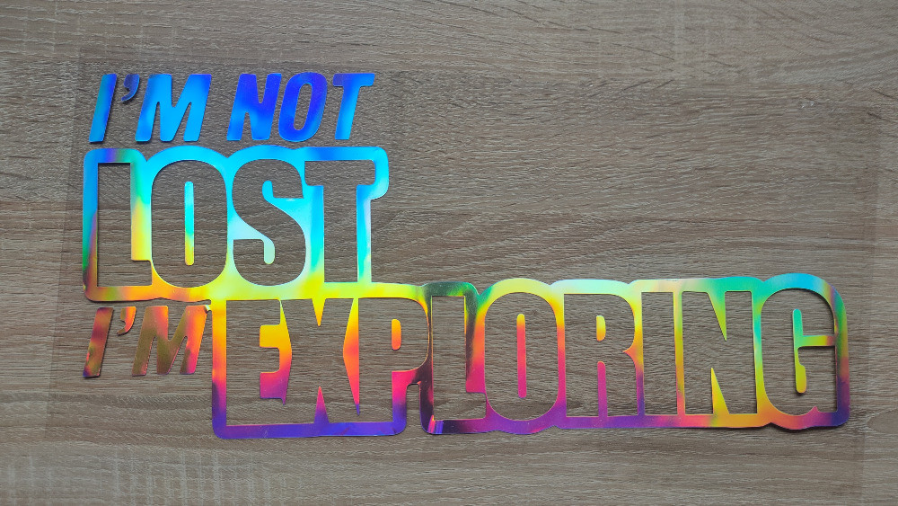 Наклейка на авто im not lost im exploring Киев - изображение 4