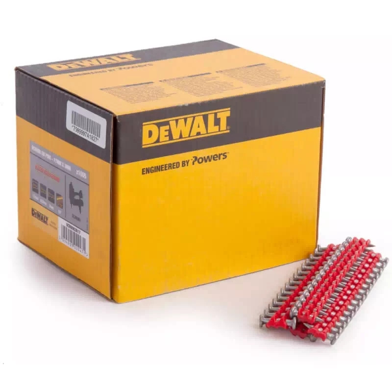 Цвяхи по твердому бетону та сталі для степлера DCN890 DeWALT DCN8903013 : 13 х 3 - 1005 шт, Київ - фото 2