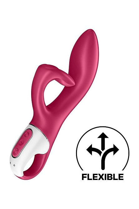 Вібратор-кролик із потрійним відростком Satisfyer Embrace me Berry, 2 мотори, діаметр 3,6 см Sex Aura Київ - фото 3