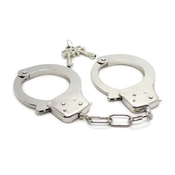 Наручники DS Fetish Handskaff metal silver Sex Aura Киев - изображение 1