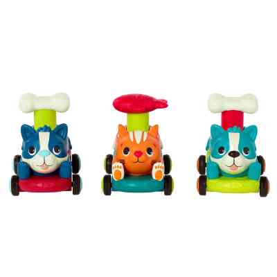 Развивающая игрушка Battat Машинка инерционная серии Лапкомобили - Песик, синий (BX2505Z) Винница