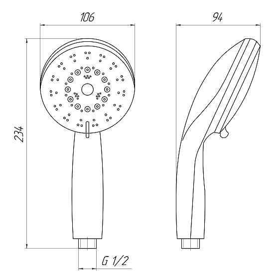Душова лійка Topaz NF-2208-00-GRAY Киев