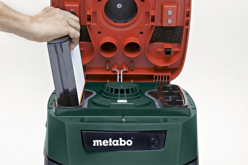 Профессиональный пылесос Metabo ASR 35 L ACP : 1400 Вт, 35 л, 248 мБар, 3660 л/мин, вес 16 кг Киев - изображение 3