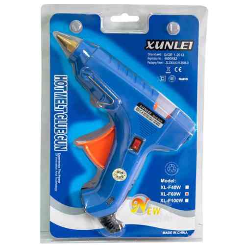Пистолет клеевой Xunlei XL-F60W 11мм 60Вт 220В термопистолет для клеевых стержней Киев