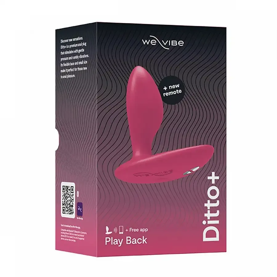 Анальна смарт-вібропробка We-Vibe Ditto+ Cosmic Pink з пультом ДК Львів - фото 10