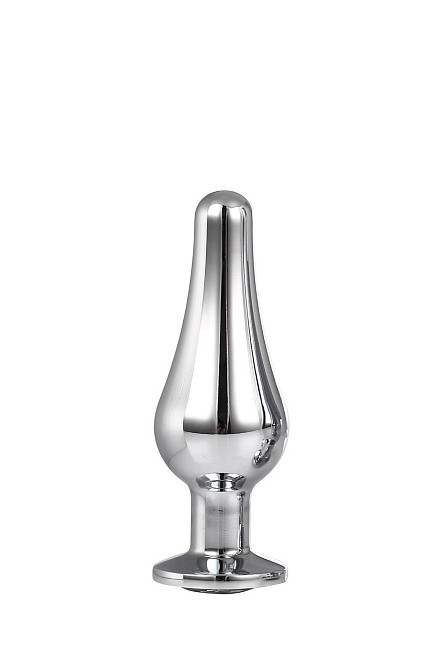 Анальна пробка конічної форми Dream Toys GLEAMING LOVE SILVER PLEASURE PLUG S Sex Aura Київ - фото 2