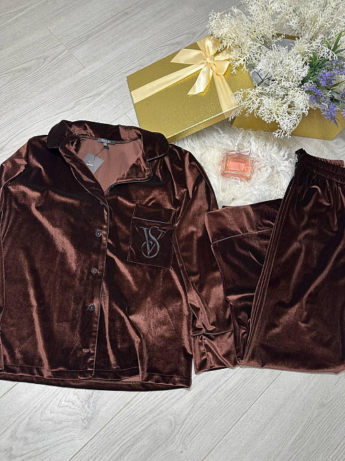 Жіноча стильна домашня піжама оксамитова піжама Одеса - фото 5