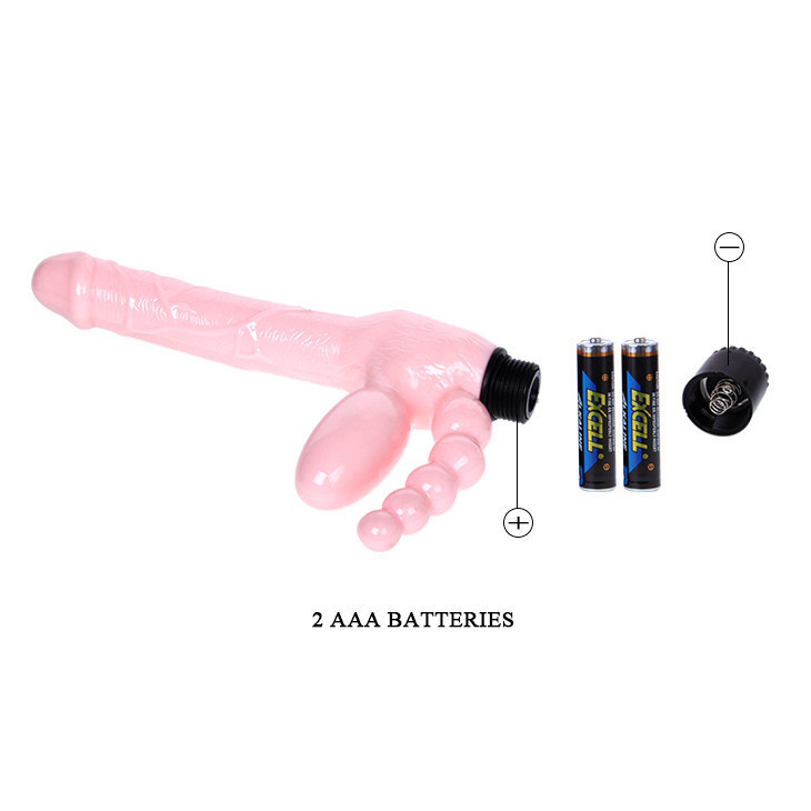 Страпон безремневой анально-вагинальный BI-014084 Sex Aura Киев - изображение 7