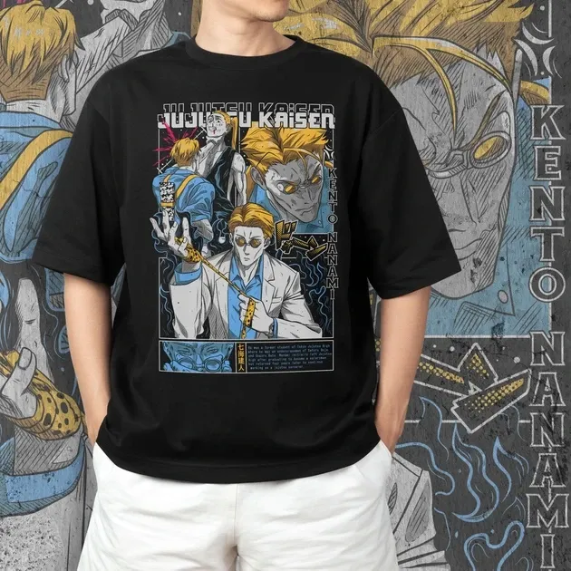 Футболка для подростка мальчика с принтом Магическая битва Нанамі Кенто Размер 160 Anime10951 Днепр - изображение 4