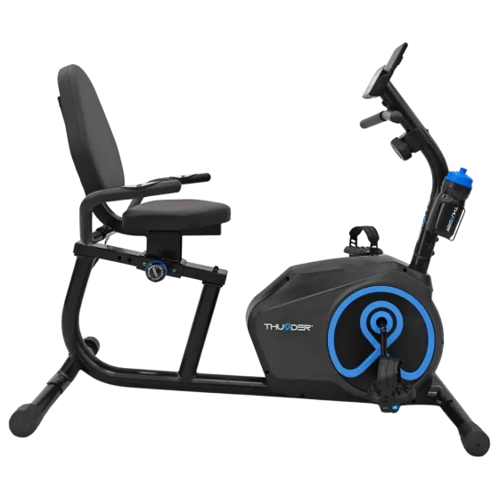 Велотренажер горизонтальний JET THUNDER чорний Київ