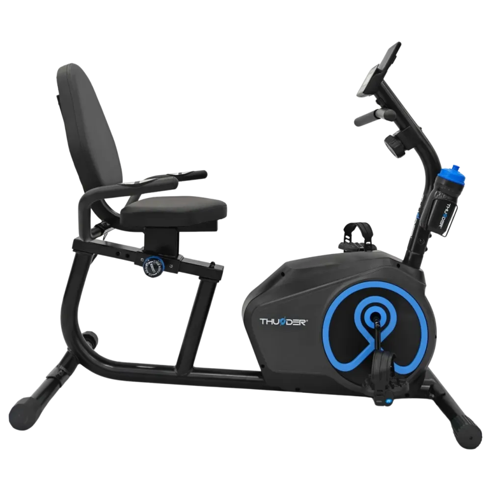 Велотренажер горизонтальний JET THUNDER чорний Київ - фото 6