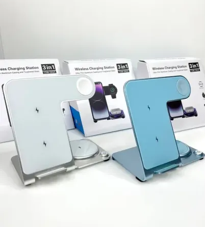 Зарядная станция 3 в 1, подставка для быстрого беспроводного зарядного устройства Коломия