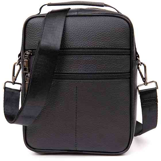 Мессенджер мужской вертикальный Черный (Vintage) Киев