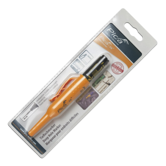 Маркер фірмовий з довгим носиком Pica-Ink Deep Hole Marker, 150/46 чорний Одеса