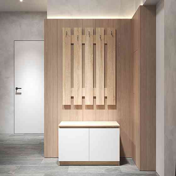 Передпокій VAYS, комплект у передпокій №3 Дуб Сонома-Білий фасад Львів