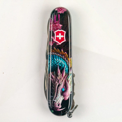 Нож Victorinox Climber Zodiac Лазурний дракон (1.3703.3_Z3290p) Винница - изображение 5