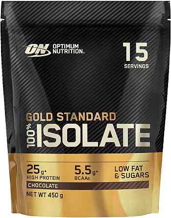 Протеїн Optimum Nutrition Gold Standard 100% Isolate 450 г, Chocolate Луцьк
