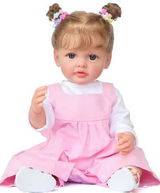 Реалістична Лялька Реборн 55 см Дівчинка Елла. Харків - фото 8