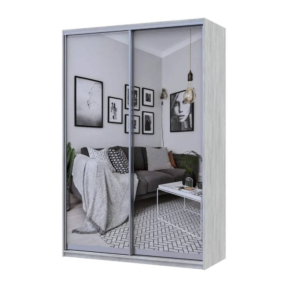 Шкаф купе Doros Сити Лайт Сосна Натти 2 Зеркала 150х45х225 (DRS-011963) Днепр - изображение 3