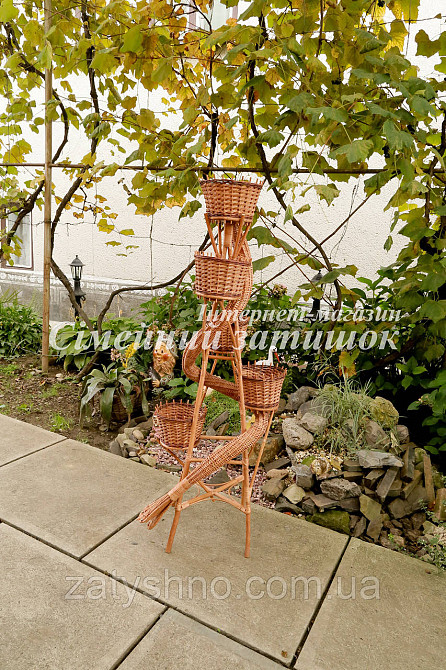 Підстака під квіти на 5 горщиків кавовий Київ - фото 6