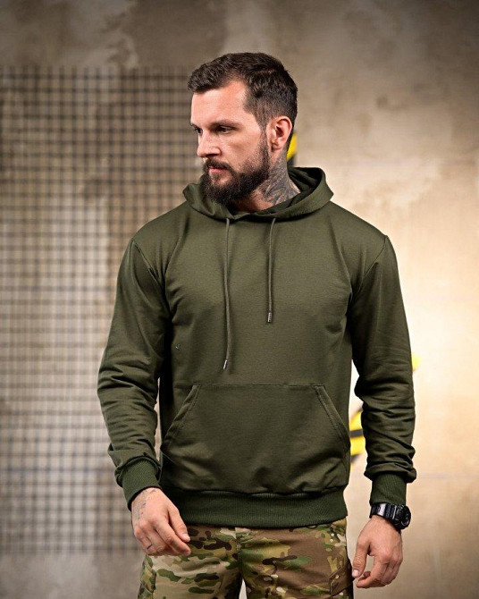 Милитари Худи Молодість oliva РП7409 Одесса - изображение 2