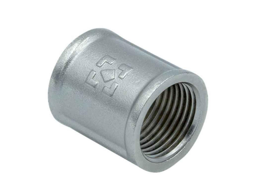 Муфта 2 латунь, ВВ, DN50, никель, RAFTEC MR06 ТМ RAFTEC Киев - изображение 1