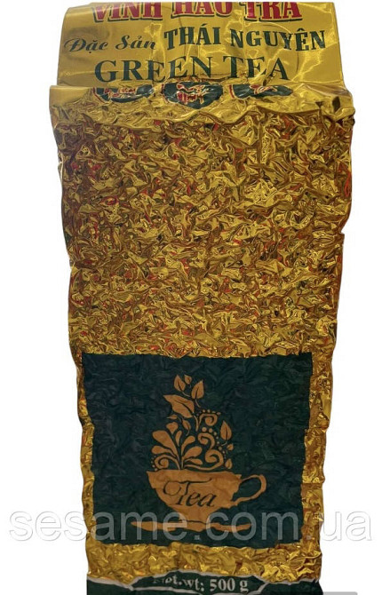 Вьетнамский зелёный чай Премиум класса Tra Xanh Tan Cuong Thay Nguyen 500г не Вакуум !(Вьетнам) Харьков - изображение 1