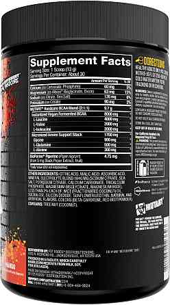 Амінокислотний комплекс Mutant Hardcore BCAA 390 г, Mango Луцьк