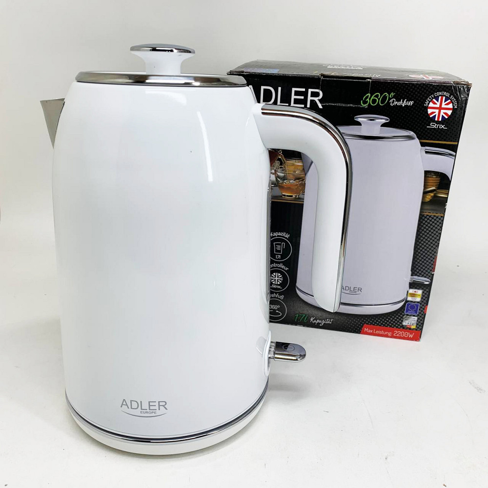 Электрический чайник для дома на кухню Adler AD 1341 0.8л 1850Вт, Надежный электрический чайник HR-83 Львов - изображение 9