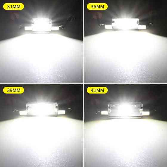 Світлодіодна лампа StarLight T11 1 SMD 1860 Canbus Festoon SV8.5 (C5W/C10W) WHITE 41mm 12/24V Харків