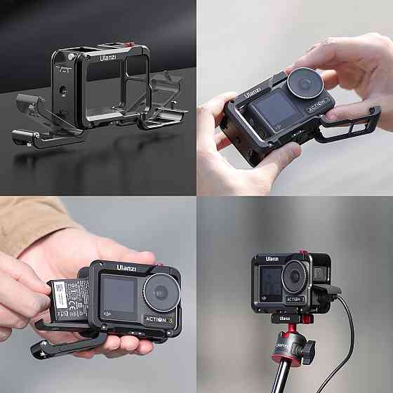 Рамка DJI Osmo Action 5/4/3 алюминиевая вертикальная/горизонтальная Ulanzi OA-14 Киев