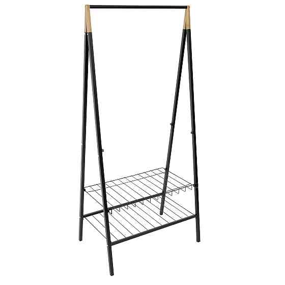 Стойка для одежды Casa Si Garment Rack Bamboo Black (CS92308W04) Київ