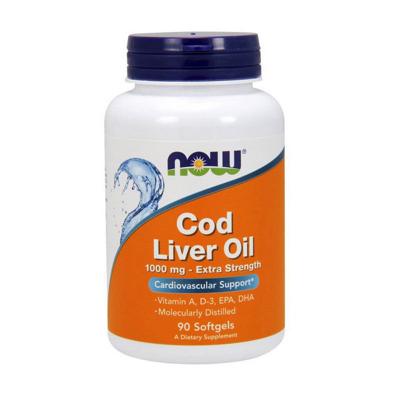 Cod Liver Oil 1000 mg extra strength (90 softgels) Луцьк - фото 1
