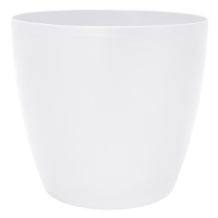 Вазон Матільда 16*15см круглий білий Алеана Житомир