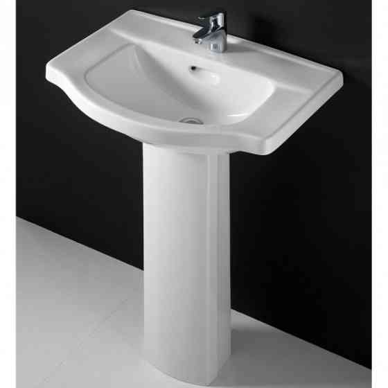 Умивальник із п'єдесталом RAK Ceramics Amanda (660х495х830мм) Білий Київ