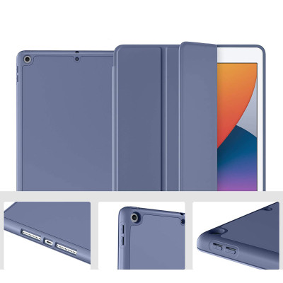 Чехол для планшета BeCover Tri Fold Soft TPU Silicone Apple iPad Air 4 10.9 2020/2021 Purple (706873) Винница - изображение 3