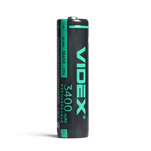 Акумулятор 18650 Li-lon 1,7 В 3400mAh захист (бл-1шт) Videx Житомир - изображение 6