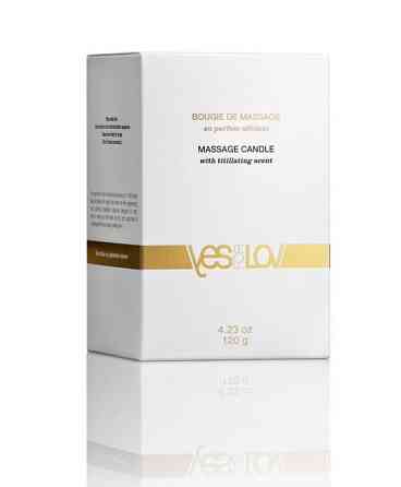 Массажная свеча YESforLOV MASSAGE CANDLE with titillating scent 120 г, пряный аромат, воск + масла Киев