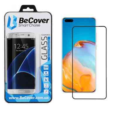 Стекло защитное BeCover Huawei P40 Black (704830) Винница