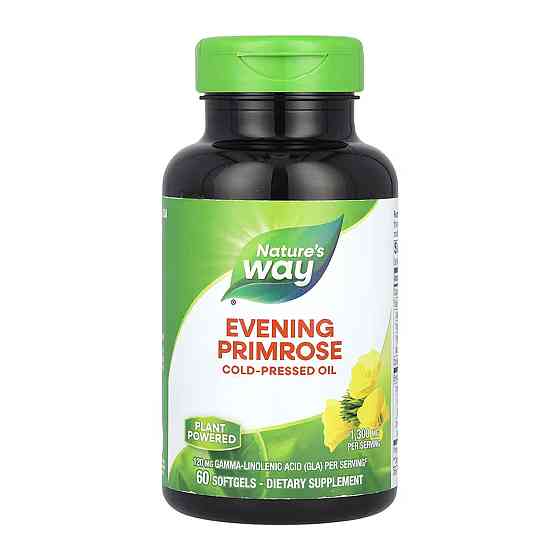 Олія примулі вечірньої Nature's Way Evening Primrose Oil 1300 мг 60 капсул Луцьк