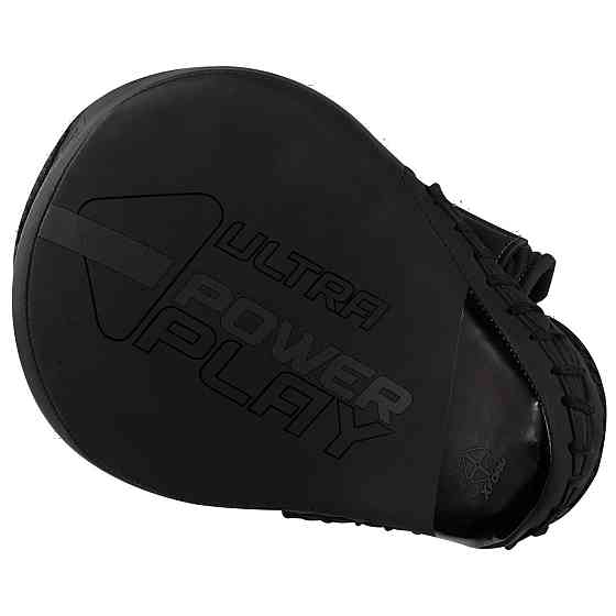 Лапи боксерські PowerPlay 3044 Pro Carbon Ultra Series Чорні PU [пара] Каменское
