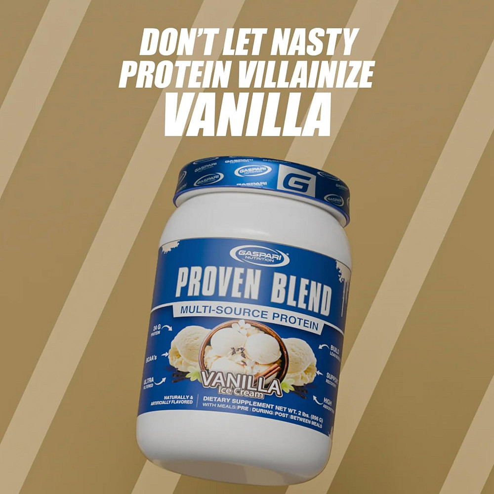 Протеїн Gaspari Nutrition Proven Blend Multi-Source Protein 896 g (Vanilla Ice Cream) Луцьк - фото 4