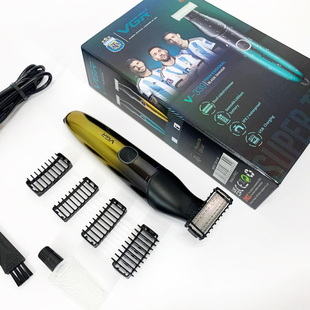 Бритва мужская электрическая аккумуляторная электробритва VGR, Бритва для сухого бритья NL-70 Львов - изображение 12