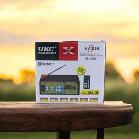 Підсилювач Звуку AMP 699 BT UKC USB та SD слоти, FM радіо Одеса