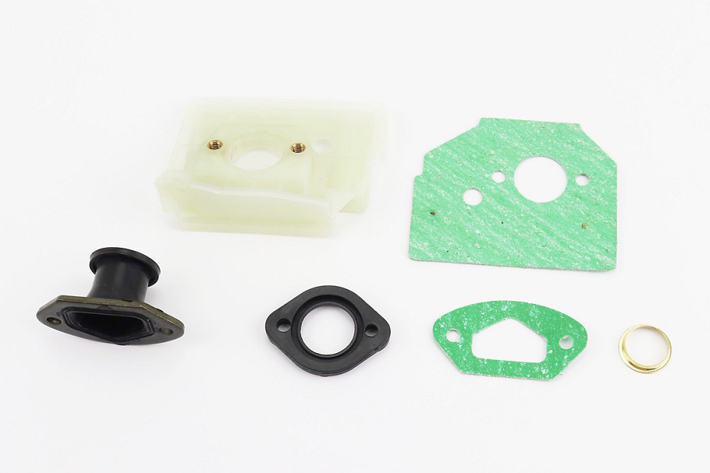 Патрубок карбюратора + перехідник + пластина + кільце + прокладки-2шт к-кт 4500/5200 Киев - изображение 2